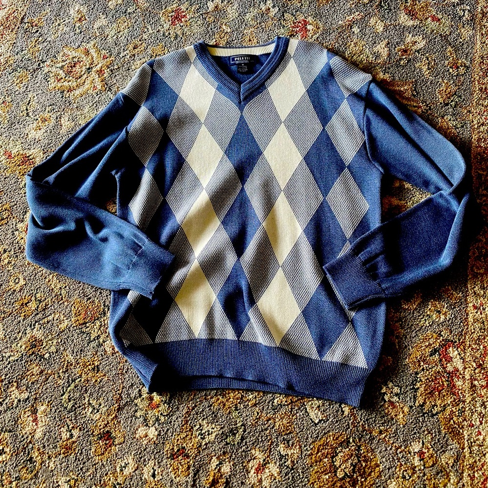 Men’s Peletti Argyle Sweater